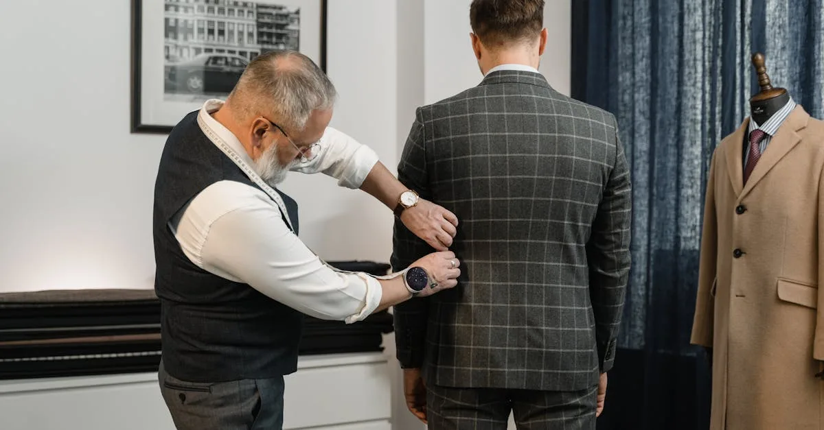 découvrez nos costumes sur mesure alliant élégance et confort, parfaitement adaptés à votre style et à votre morphologie.